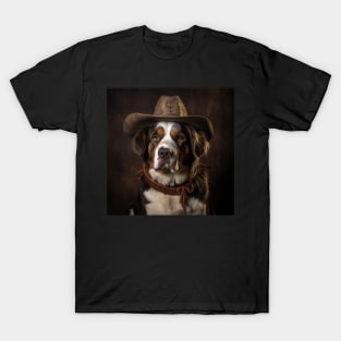 Cowboy Dog - St. Bernard T-Shirt